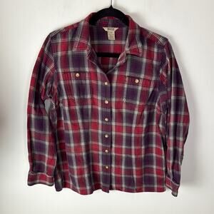 Duluth Trading Co Flannel - Women's Medium